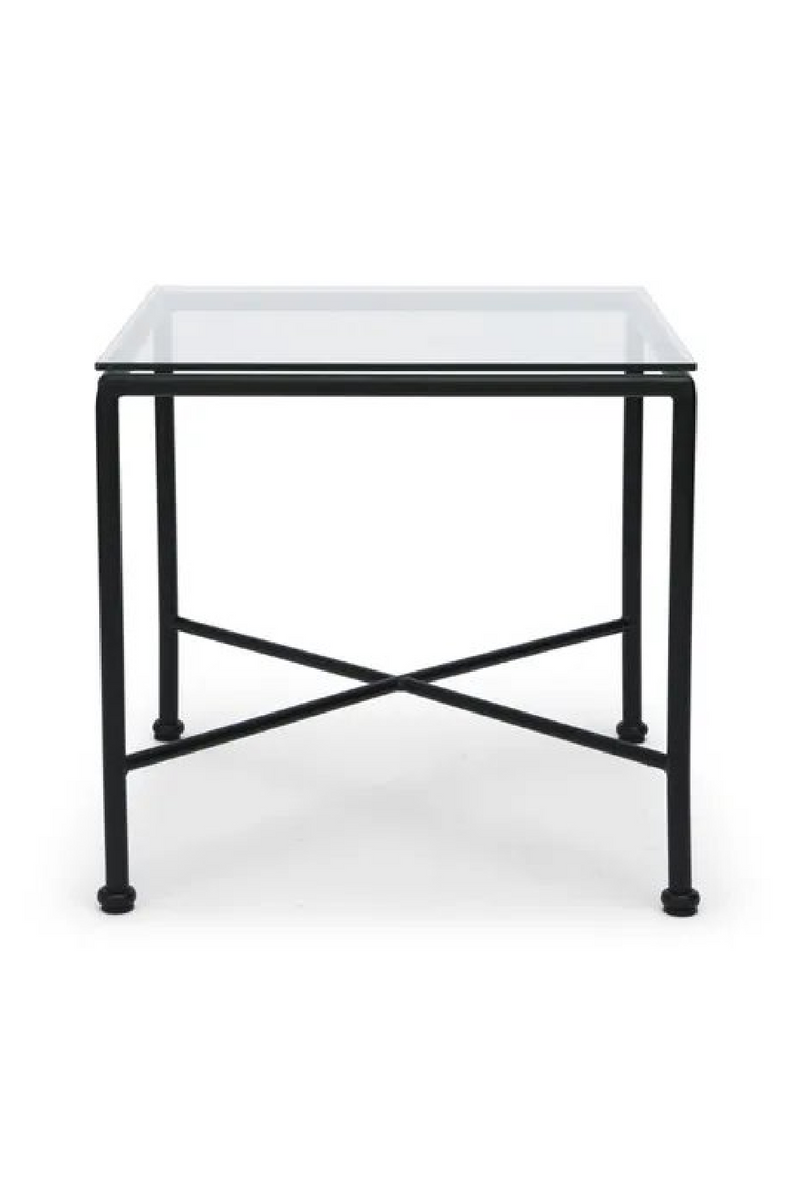 Square Glass Outdoor Side Table | NV Gallery Bel Air | Oroatrade.com