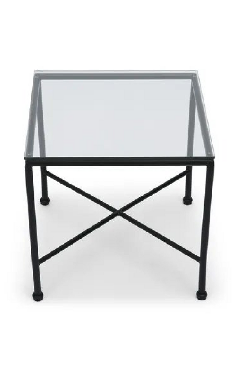 Square Glass Outdoor Side Table | NV Gallery Bel Air | Oroatrade.com
