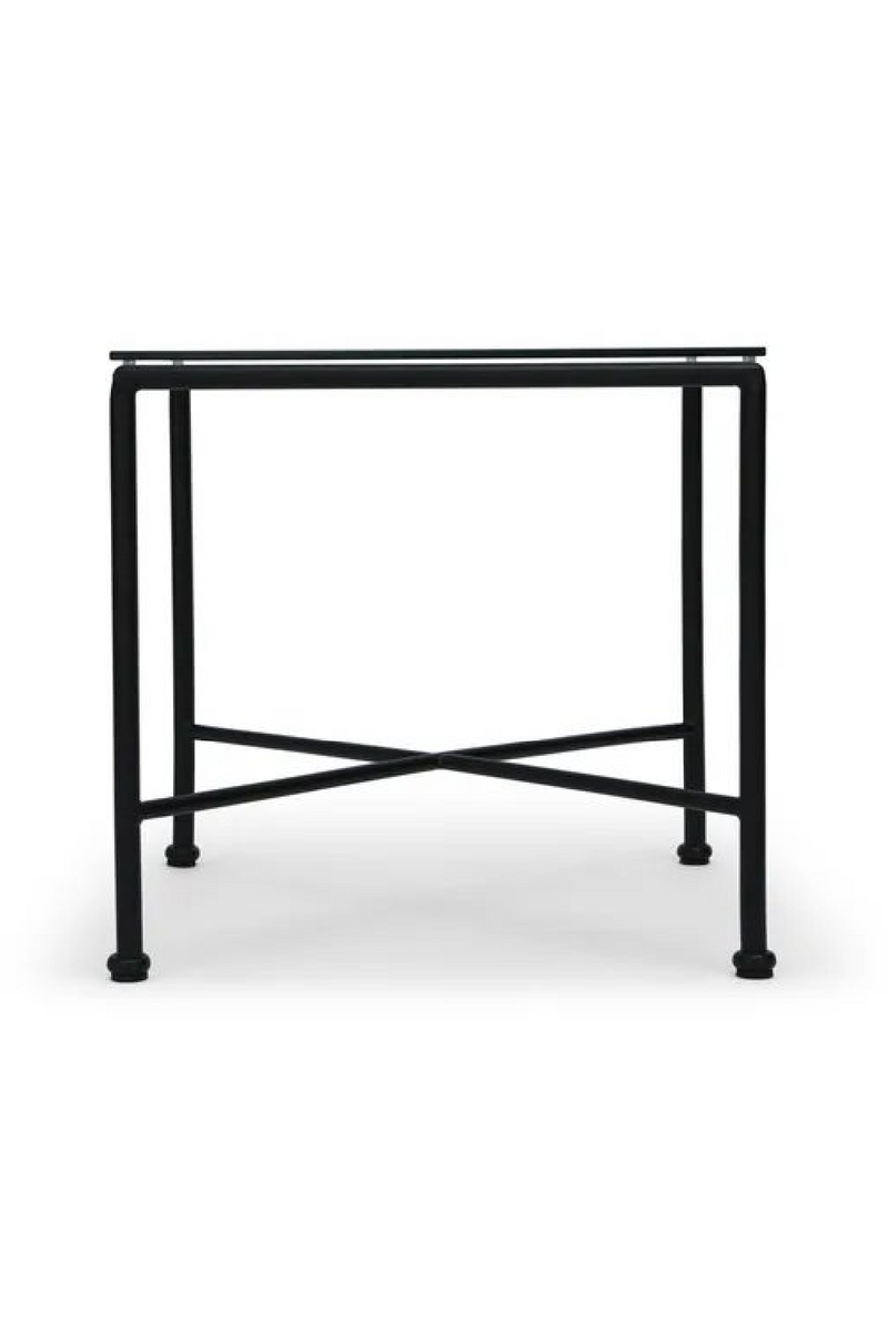 Square Glass Outdoor Side Table | NV Gallery Bel Air | Oroatrade.com