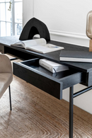 2-Drawer Walnut Desk | NV Gallery Solomon | Woodfurniture.com