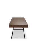 2-Drawer Walnut Desk | NV Gallery Solomon | Woodfurniture.com