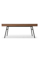2-Drawer Walnut Desk | NV Gallery Solomon
