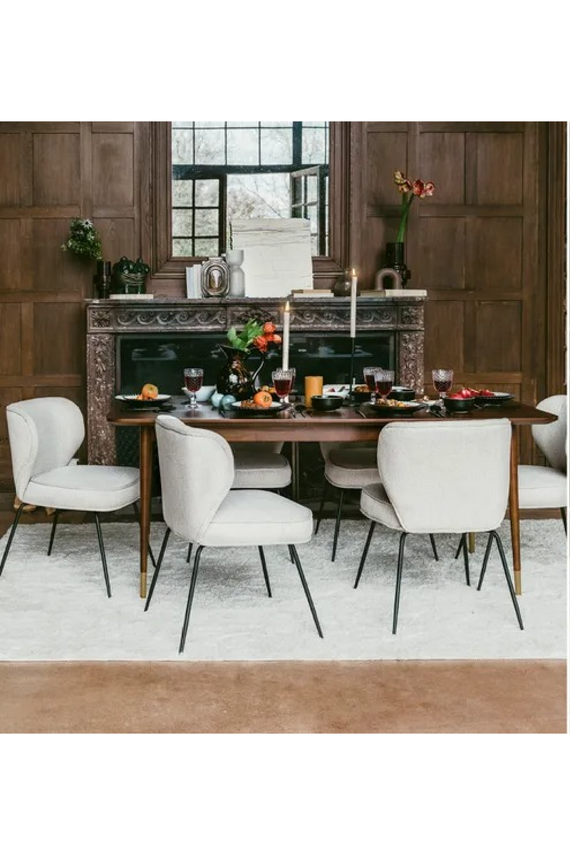 Rectangular Walnut Dining Table | NV Gallery Vinyle | Oroatrade.com