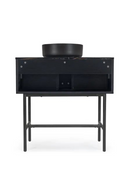 Black Striated Wood Vanity Unit | NV Gallery Division | Oroatrade.com