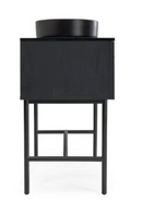 Black Striated Wood Vanity Unit | NV Gallery Division | Oroatrade.com