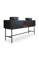 Black Ash Wood Vanity Unit | NV Gallery Hendrix | Oroatrade.com