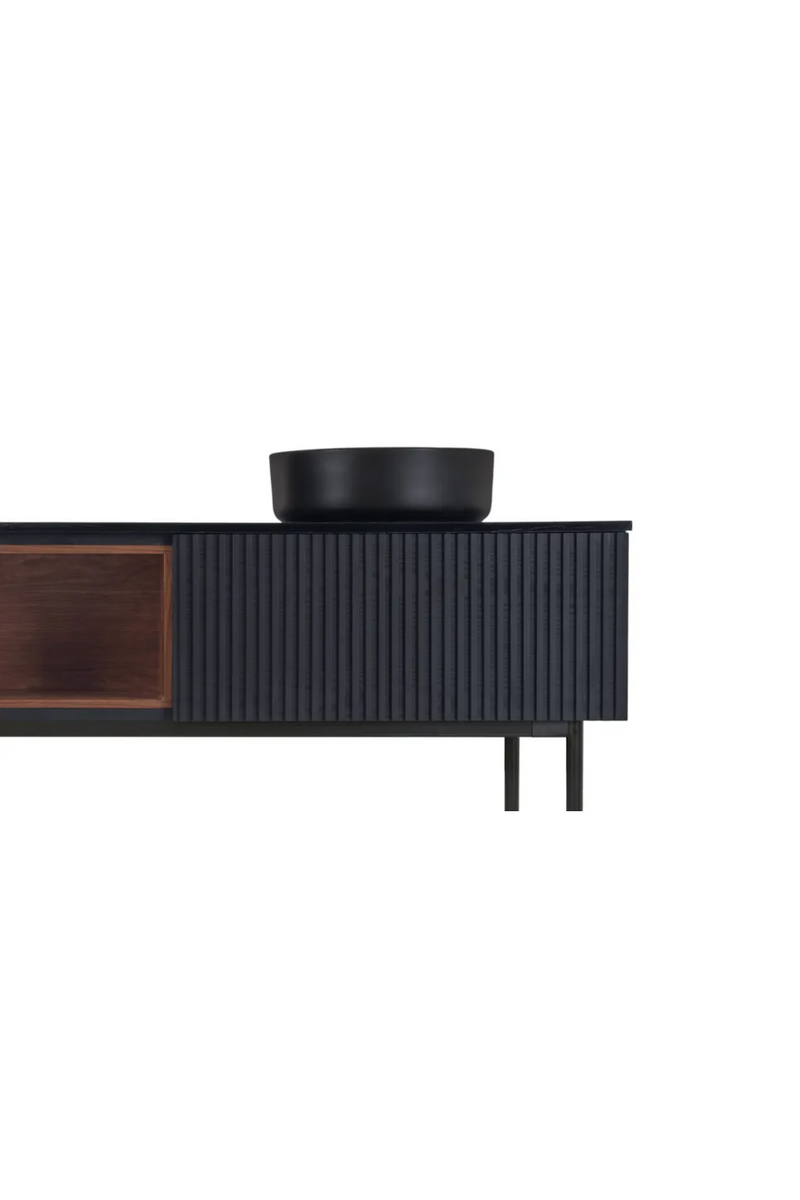 Black Ash Wood Vanity Unit | NV Gallery Hendrix | Oroatrade.com