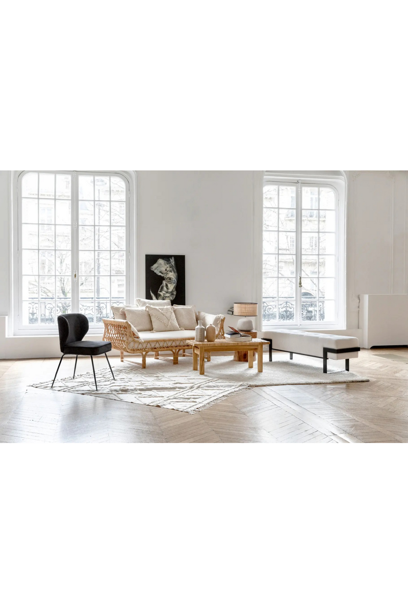 Metal Framed Padded Bench | NV Gallery Vertigo | Oroatrade.com