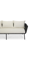 Black Rope 3-Seater Outdoor Sofa | NV Gallery Hamptons | Oroatrade.com