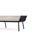 Black Rope 3-Seater Outdoor Sofa | NV Gallery Hamptons | Oroatrade.com