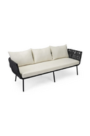 Black Rope 3-Seater Outdoor Sofa | NV Gallery Hamptons | Oroatrade.com