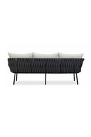 Black Rope 3-Seater Outdoor Sofa | NV Gallery Hamptons | Oroatrade.com