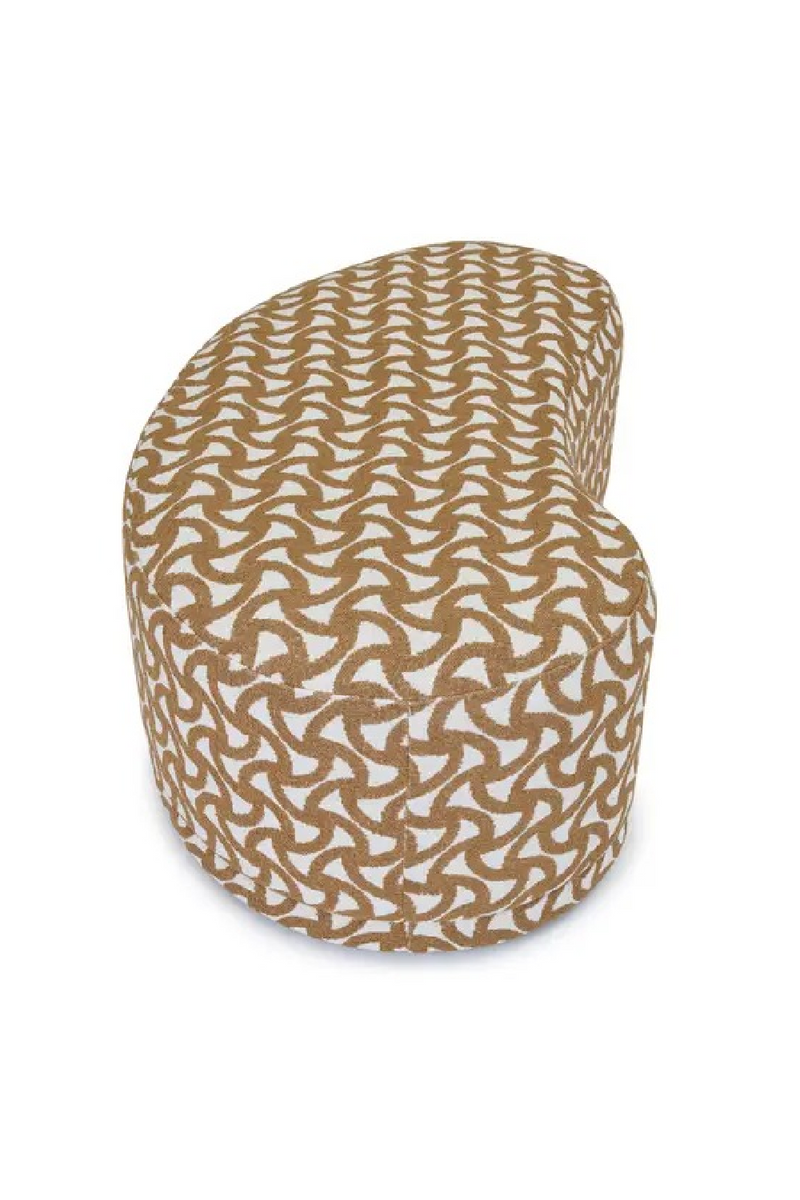 Pebble-Shaped Upholstered Pouf | NV Gallery Enzo | Oroatrade.com