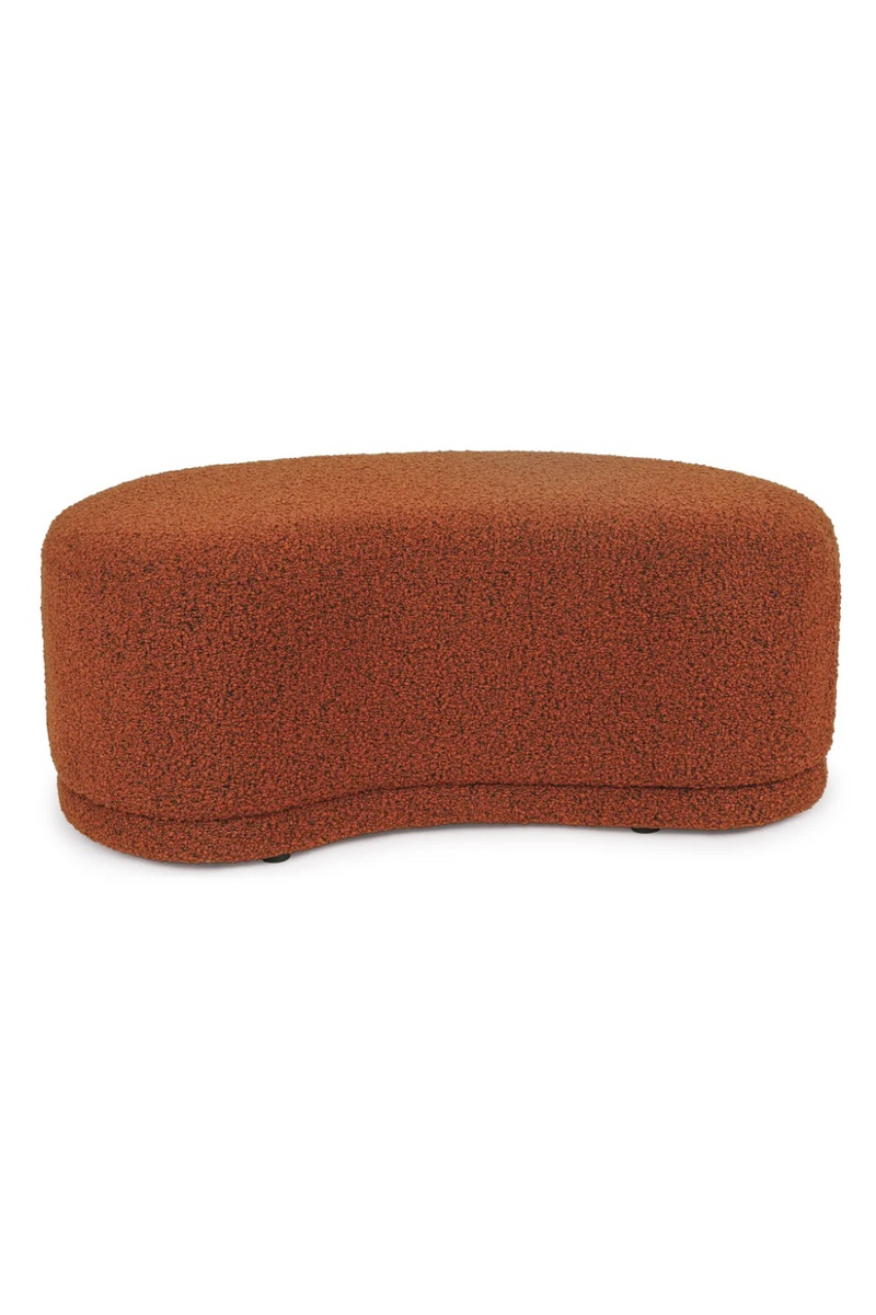 Pebble-Shaped Upholstered Pouf | NV Gallery Enzo