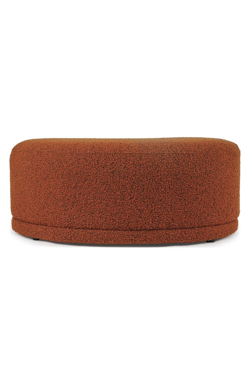 Pebble-Shaped Upholstered Pouf | NV Gallery Enzo | Oroatrade.com