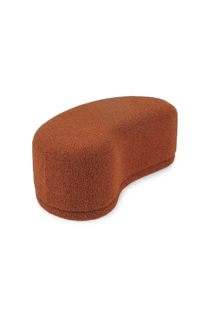 Pebble-Shaped Upholstered Pouf | NV Gallery Enzo | Oroatrade.com