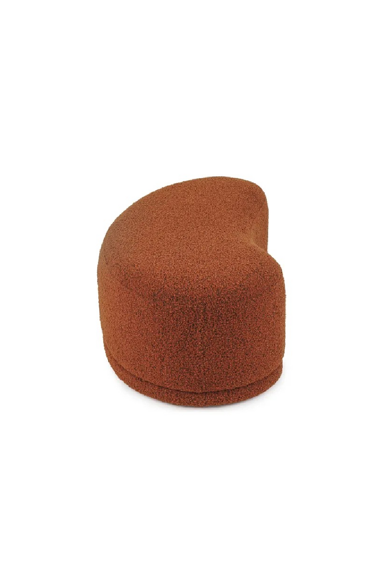 Pebble-Shaped Upholstered Pouf | NV Gallery Enzo | Oroatrade.com
