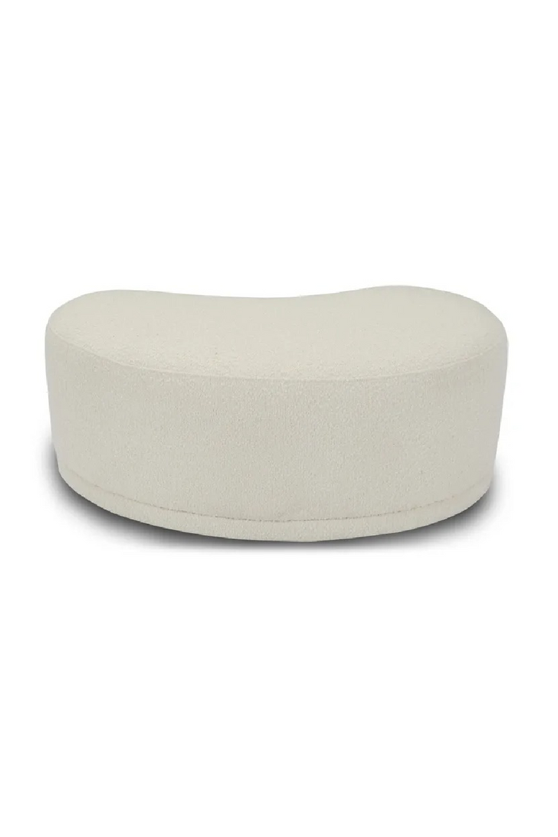 Pebble-Shaped Upholstered Pouf | NV Gallery Enzo | Oroatrade.com