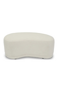 Pebble-Shaped Upholstered Pouf | NV Gallery Enzo | Oroatrade.com
