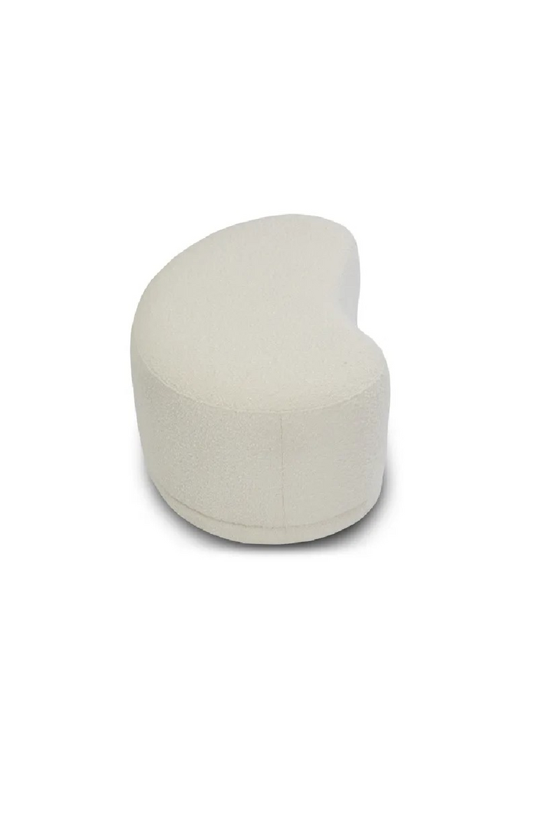 Pebble-Shaped Upholstered Pouf | NV Gallery Enzo | Oroatrade.com