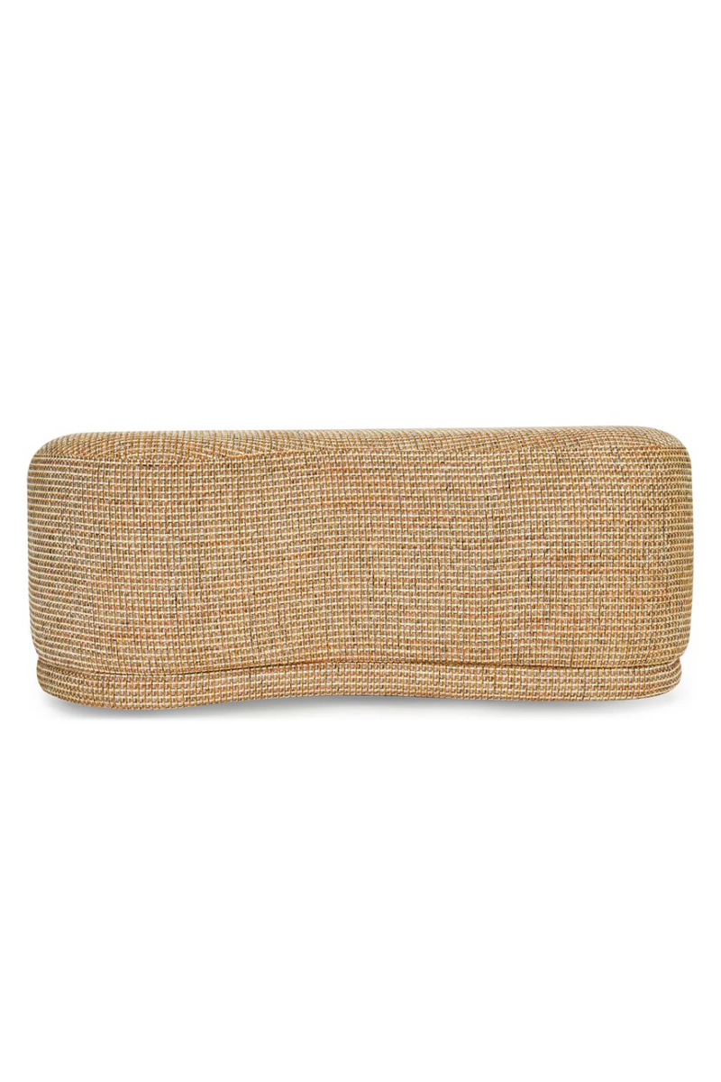 Pebble-Shaped Upholstered Pouf | NV Gallery Enzo