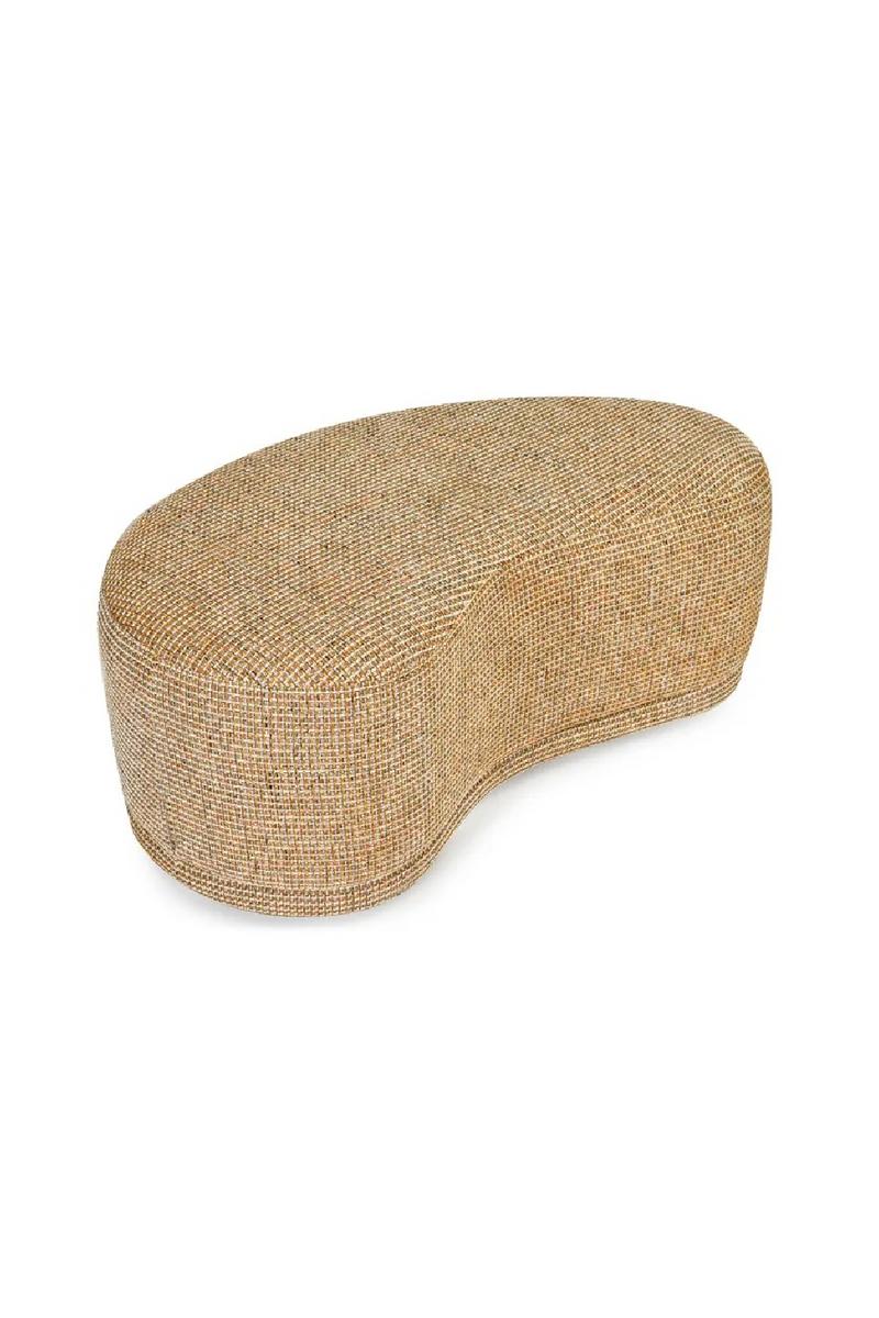 Pebble-Shaped Upholstered Pouf | NV Gallery Enzo | Oroatrade.com