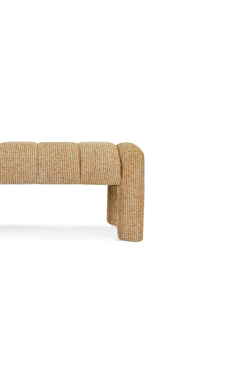 Yellow Tweed Bench | NV Gallery Leho | Oroatrade.com