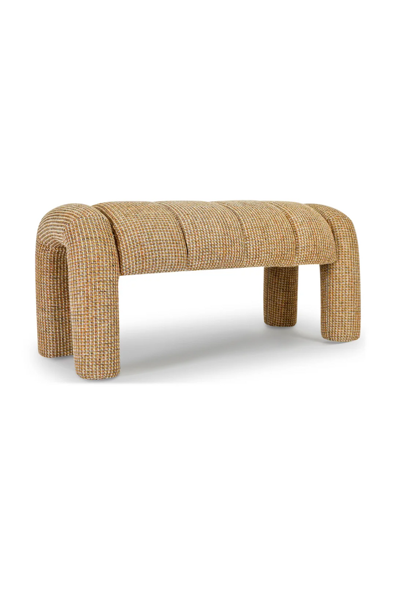 Yellow Tweed Bench | NV Gallery Leho | Oroatrade.com