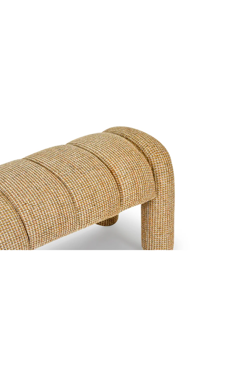 Yellow Tweed Bench | NV Gallery Leho | Oroatrade.com