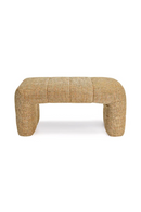 Yellow Tweed Upholstered Bench | NV Gallery Meeko | Oroatrade.com
