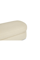 White Boucl√© Bench | NV Gallery Mosso | Oroatrade.com