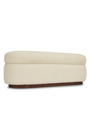 White Boucl√© Bench | NV Gallery Mosso | Oroatrade.com