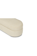 White Boucl√© Bench | NV Gallery Mosso | Oroatrade.com