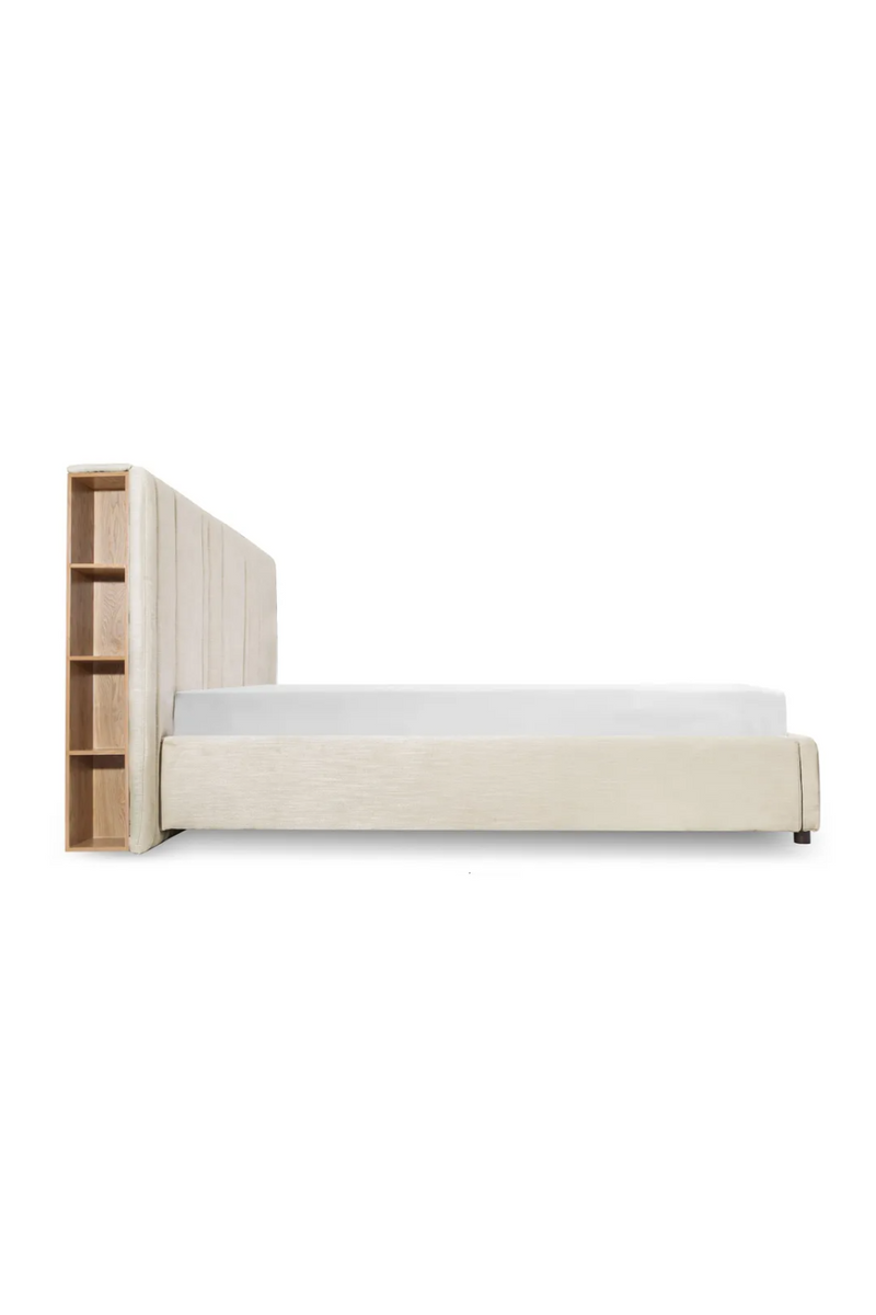 Cream 4-Compartment King Bed | NV Gallery Infinity | Oroatrade.com