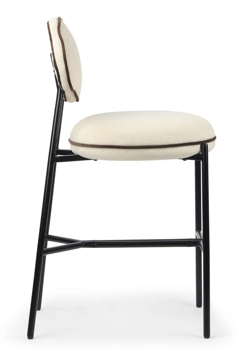 Organic-Shaped Back Bar Stool | NV Gallery Arty | Oroatrade.com