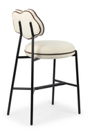 Organic-Shaped Back Bar Stool | NV Gallery Arty | Oroatrade.com