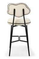 Organic-Shaped Back Bar Stool | NV Gallery Arty | Oroatrade.com