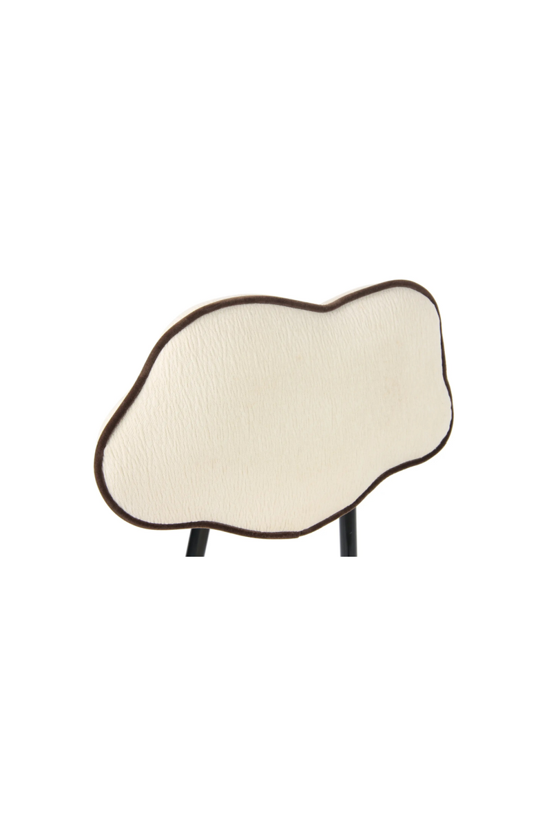 Organic-Shaped Back Bar Stool | NV Gallery Arty | Oroatrade.com