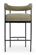 Metal Framed Curved Bar Stool | NV Gallery Arcade | Oroatrade.com