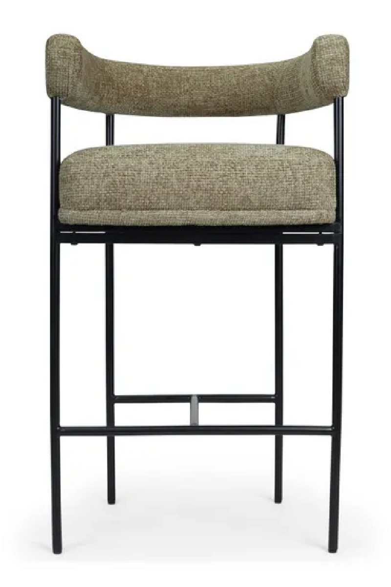 Metal Framed Curved Bar Stool | NV Gallery Arcade | Oroatrade.com