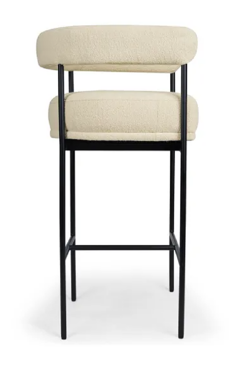 Metal Framed Curved Bar Stool | NV Gallery Arcade | Oroatrade.com
