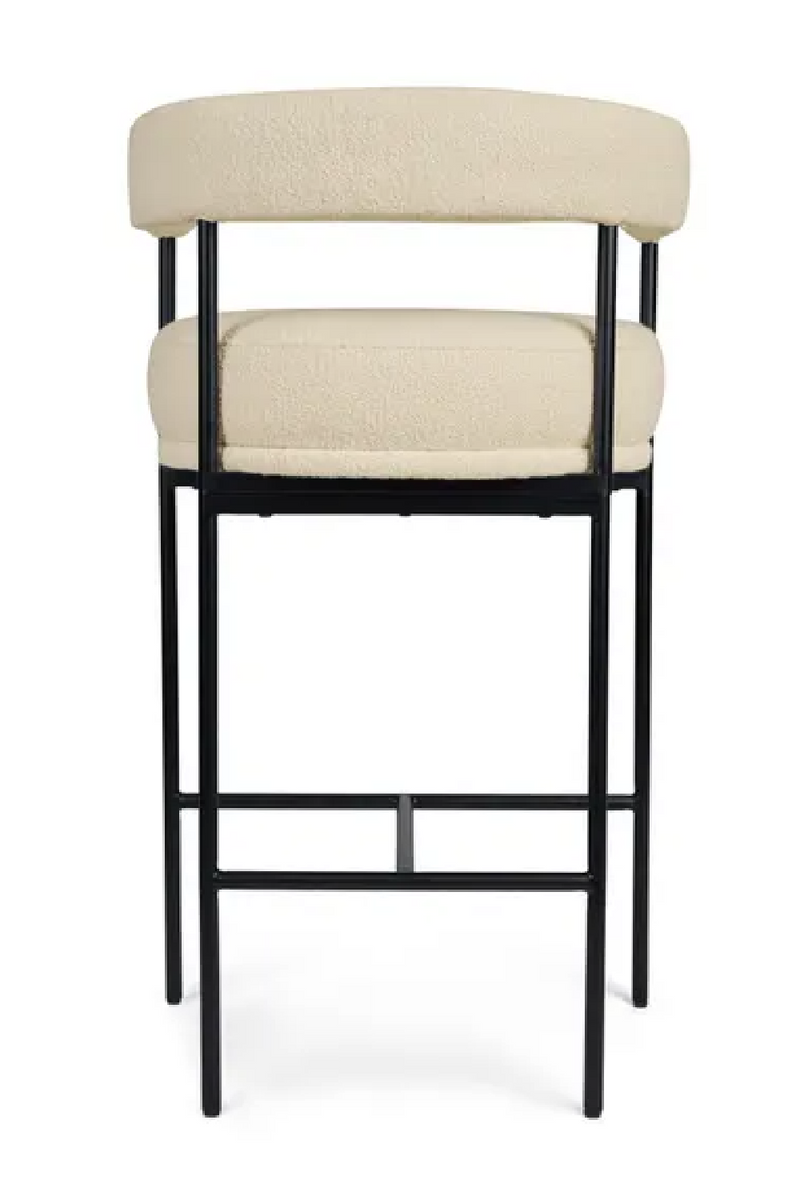Metal Framed Curved Bar Stool | NV Gallery Arcade | Oroatrade.com