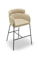 Layered Curve Back Bar Stool | NV Gallery Baron | Oroatrade.com