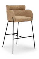 Yellow Tweed Bar Stool | NV Gallery Baron | Oroa.com