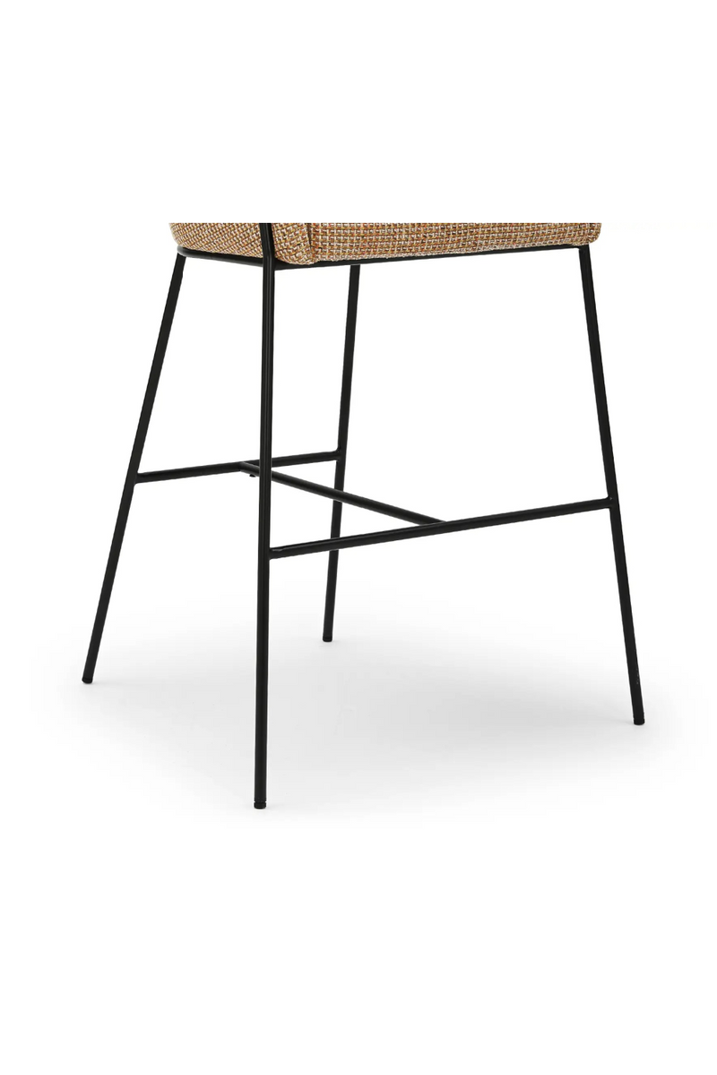 Yellow Tweed Bar Stool | NV Gallery Baron | Oroa.com