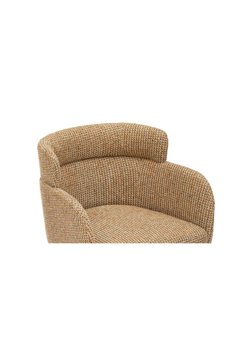 Yellow Tweed Bar Stool | NV Gallery Baron | Oroa.com