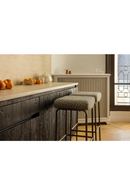 Green Patterned Bar Stool | NV Gallery Clemi | Oroatrade.com