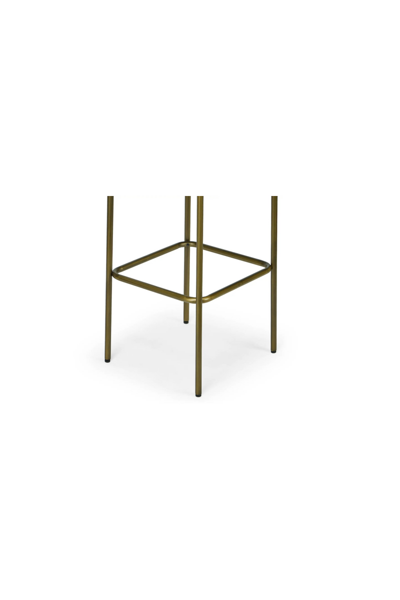 Green Patterned Bar Stool | NV Gallery Clemi | Oroatrade.com