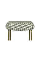 Green Patterned Bar Stool | NV Gallery Clemi | Oroatrade.com