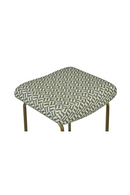 Green Patterned Bar Stool | NV Gallery Clemi | Oroatrade.com